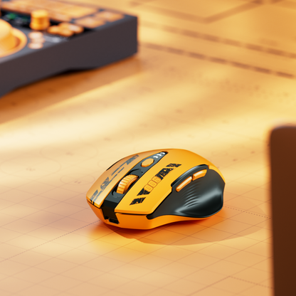 Uineer Ergonomic Rechargeable Wireless Mouse | 4-DPI (1000-4000) | 36-Month Battery