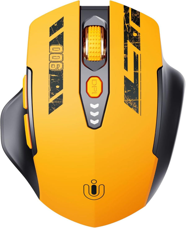Uineer Wireless Mouse | Tri-Mode Bluetooth | Battery Display & 4 DPI ...
