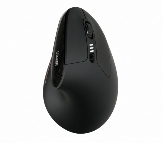 Uineer 57° Vertical Mouse - Silent, Ergonomic for PC/Mac/iPad | Reduce Wrist Pain